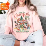 Christmas Mickey Mouse Disney New Vintage Crew Neck Sweater Boy Girl Family Oversized Men Women Loose Long Sleeve Hoodie Top Y2k - Image 2