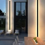 Outdoor waterproof wall lamp LED strip background wall lamp stair garden lamp living room bedroom bedside ip65 wall lights