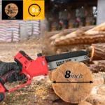 Brushless 8Inch Electric Saw Automatic Oiler Handheld Garden Pruning Chainsaw Woodworking Tools - Image 2