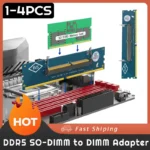 Laptop SO DDR5 RAM To Desktop DDR5 U-DIMM Adapter Memory Card Converter Laptop To Desktop SO-DIMM To PC DIMM Card
