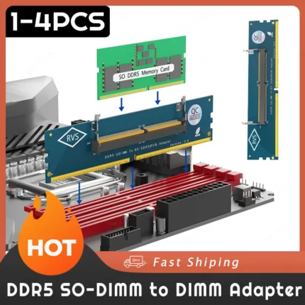 Laptop SO DDR5 RAM To Desktop DDR5 U-DIMM Adapter Memory Card Converter Laptop To Desktop SO-DIMM To PC DIMM Card