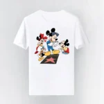 Minnie Mouse Club Disney Family T-shirt Fashion Tshirt Woman T-shirt Girl Top Man Loose Outdoor Short Sleeves Holiday Gifts Boys