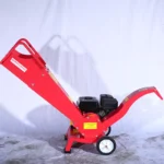 Customized Wood Chipper Shredder With Emergency Switch 360° Discharge Chute Off-Road Wheels - Image 3