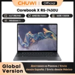 CHUWI CoreBook X Gaming Laptop AMD R5-7430U 6 Cores 14.1 inch FHD IPS Screen 16GB DDR4 RAM 512GB SSD UP to 4.3 Ghz Notebook