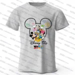 Disney Trip 2026 Mickey And Minne Graphic Print Cotton T-shirt Summer Breathable Family Tees Clothing Harajuku Parent Child Tees - Image 6
