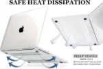 Crystal Clear Laptop Case for Macbook Air 13.6 M4 15 M3 Hard Cover for Mac Book Pro 13 M1 M2 14 M4 16 2025 Sleeve Accessories - Image 6