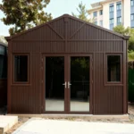 Customized aluminum alloy house pavilion rain shelter house Outdoor Garden sunroom Metal Roof Nanny Room Space Room - Image 2