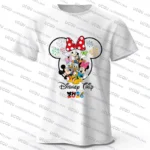 Disney Trip 2026 Mickey And Minne Graphic Print Cotton T-shirt Summer Breathable Family Tees Clothing Harajuku Parent Child Tees - Image 3