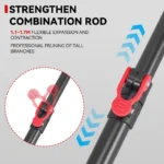 ONEVAN 8 Inch Pole Electric Chainsaw Brushless Telescoping High Branch Saw Garden Pruning Power Tool For 21V 18V Battery - Image 5