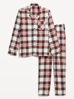 Christmas Matching Pajamas Set Plaid Print Adults Kids Matching Outfit Turn-down Collar Button Shirt+Trousers Pyjama Family Look - Image 4