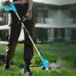 1800W Electric Cordless Grass Trimmer 7800PRM Handheld fuel Cup Adjustable Weeder Garden Tool With 2PCS 21V Battery - Image 2