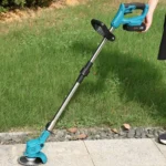 1800W Electric Cordless Grass Trimmer 7800PRM Handheld fuel Cup Adjustable Weeder Garden Tool With 2PCS 21V Battery - Image 3