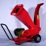 Customized Wood Chipper Shredder With Emergency Switch 360° Discharge Chute Off-Road Wheels - Image 5