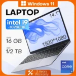 Portable 14.1" Gaming Laptop Computer Intel Core i9 10980HK Notebook 16GB RAM 1TB M.2 SSD Windows 11 Office Study Gaming PC Bag