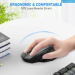 E-YOOSO 2.4G Wireless Mouse Portable Ergonomic Mouse Supports Power-saving Mode and Low Battery Reminder ,for Computer PC Laptop - Image 5