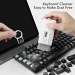 8 in 1 Cleaning Kit Computer Keyboard Cleaner Brush Earphones Cleaning Pen For Headset IPad Phone Cleaning Tools Keycap Puller - Image 2