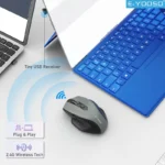 E-YOOSO 2.4G Wireless Mouse Portable Ergonomic Mouse Supports Power-saving Mode and Low Battery Reminder ,for Computer PC Laptop - Image 4