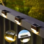 1/4/8/12/pcs Solar LED Lights Outdoor Garden Light Deck Lamp Solar Stairs Light Waterproof Solar Step Lamp Patio Garden Decor