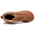 HOBIBEAR Unisex Winter Barefoot Boots Kids Wide Toe Box Faux Fur Lined Ankle Sneakers Artificial Leather Matching Family Shoes - Image 6