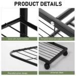 Plant Stand Stand for Flowers Iron 3/7Layers Plant Shelf Plant Organizer Storage Plant Holder Display Stand Garden Decoration - Image 3