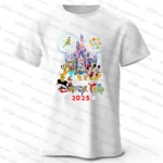 2025 Disney Trip Mickey and Friends T-shirt Dad And Mom Kids Cotton Short Sleeve Family Outfits Casual Top Parent child Tshirt - Image 6