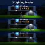 New 400LEDS Solar Lights Outdoor Motion Sensor Solar Security Lights 3 Modes Garden Light Waterproof Solar Powered Light Yard Sh - Image 6