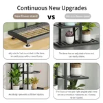 Plant Stand Stand For Flowers Iron 6/7/8Layers Plant Shelf Plant Organizer Storage Plant Holder Display Stand Garden Decoration - Image 4