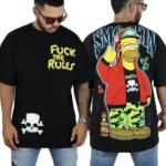 Disney The Simpsons Cartoon Graphic Adult Kids T-Shirts Family Matching Outfits Quick-dry Comfy Stylish Lightweight Plus Size