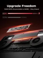 16" Laptop FHD Long Battery Life AMD Ryzen 7 H155 Up to 4.9GHz Fast 16GB DDR5 512GB SSD Upgradable Win11 Pro for Gaming Busines - Image 6