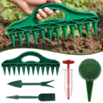 12-Hole Seed Spacer and Seeder Tool Durable Plastic Hand Dibbler Fast Seeding Digger Gardening Efficient Seeding Tool - Image 2