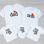 Mom Dad Me Family Matching Outfits Father Daughter Son Clothes Look Tshirt Dad and Me Dad Baby Kids Clothes Father Baby Outfits - Image 5