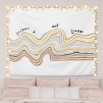 Blue cosmic starry sky space bear Home decoration wall hanging fabric decorative family rooms bedrooms background friend's gift - Image 3