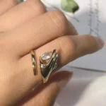 Adjustable Open Hug Ring, Love Romantic Hug Open, Anniversary Jewelry Gift, Unisex, Can be used as a gift for family and friends - Image 5