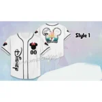 2026 Disney Mickey Minnie Mouse Printed Baseball Shirt Children Youth Adult Personalized Family Parent-Child Disneyland T-Shirt - Image 2