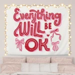 Blue cosmic starry sky space bear Home decoration wall hanging fabric decorative family rooms bedrooms background friend's gift - Image 5