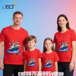 Captain Mickey Friends Disney Cruise Ship Print T-shirt Dad and mom kids Cotton Short Sleeve Family Matching Outfits Casual Top - Image 4