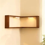 VOFUN-Smart Corner Shelves Lighting, Set Of 3 Floating Storage Shelves, Display Rack, Space-Saving Design - Image 4
