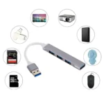 BGGQGG USB HUB USB 3.0 4 Ports HUB Multi Splitter Adapter OTG For Xiaomi Lenovo Macbook Pro Air PC Computer Notebook Accessories - Image 3