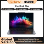 CHUWI CoreBook Plus Laptop 16inch FHD Screen R5-7430U 6 Cores Gaming Laptop 16GB RAM 512GB SSD Metal Body Notebook With Cooler