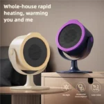 Portable mini heater with two-level warm air adjustment is suitable for use on home and office desks as well as a foot warmer - Image 3