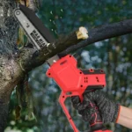 Brushless 8Inch Electric Saw Automatic Oiler Handheld Garden Pruning Chainsaw Woodworking Tools - Image 5