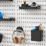 Decorative Home Pegboard – Wall-Mounted Display Shelf for Living Room & Study, Organizes Household Items & Electronics - Image 6