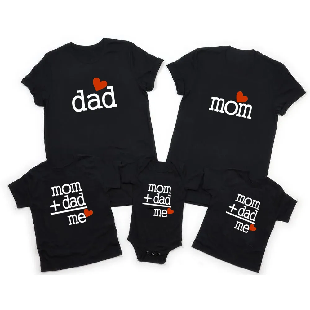 kf-Sfee028f868414f8199302430f042a6b6l Mom Dad Me Family Matching Outfits Father Daughter Son Clothes Look Tshirt Dad and Me Dad Baby Kids Clothes Father Baby Outfits - Image 1