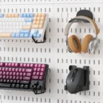 Decorative Home Pegboard – Wall-Mounted Display Shelf for Living Room & Study, Organizes Household Items & Electronics - Image 5