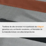 PawHut Cama Elevada Perros Transpirable Interiores Exteriores 122x92x23 cm Café - Image 4