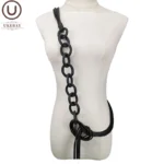 UKEBAY New Handmade Luxury Necklaces For Women Rubber Jewelry Black Statement Necklace Fashion Clothes Chain Gothic Accessories