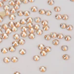 SS3-SS30 Crystal Golden Shadow Non-Hotfix Flatback Glass Rhinestones All Sizes Gold Bottom Stones Beads Nail Art Craft Decor - Image 3