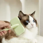 Dog Cat Pet Slicker Brush Non-Slip Grip Pet Hair Remover Easy To Clean Bath - Image 2