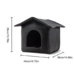 Waterproof Oxford Cloth Pet Shelter, Warm Dog House, Outdoor Dirt Resistant, Soft Pet Accessories, Puppy House - Image 6