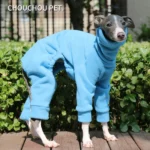 Whippet Pyjamas, Elderly Dog Onesie, Easy to put on and Made to Order in Soft Polar Fleece, Italian Greyhound Clothes - Image 5